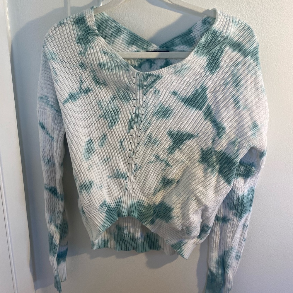Tie dye knit XS sweater